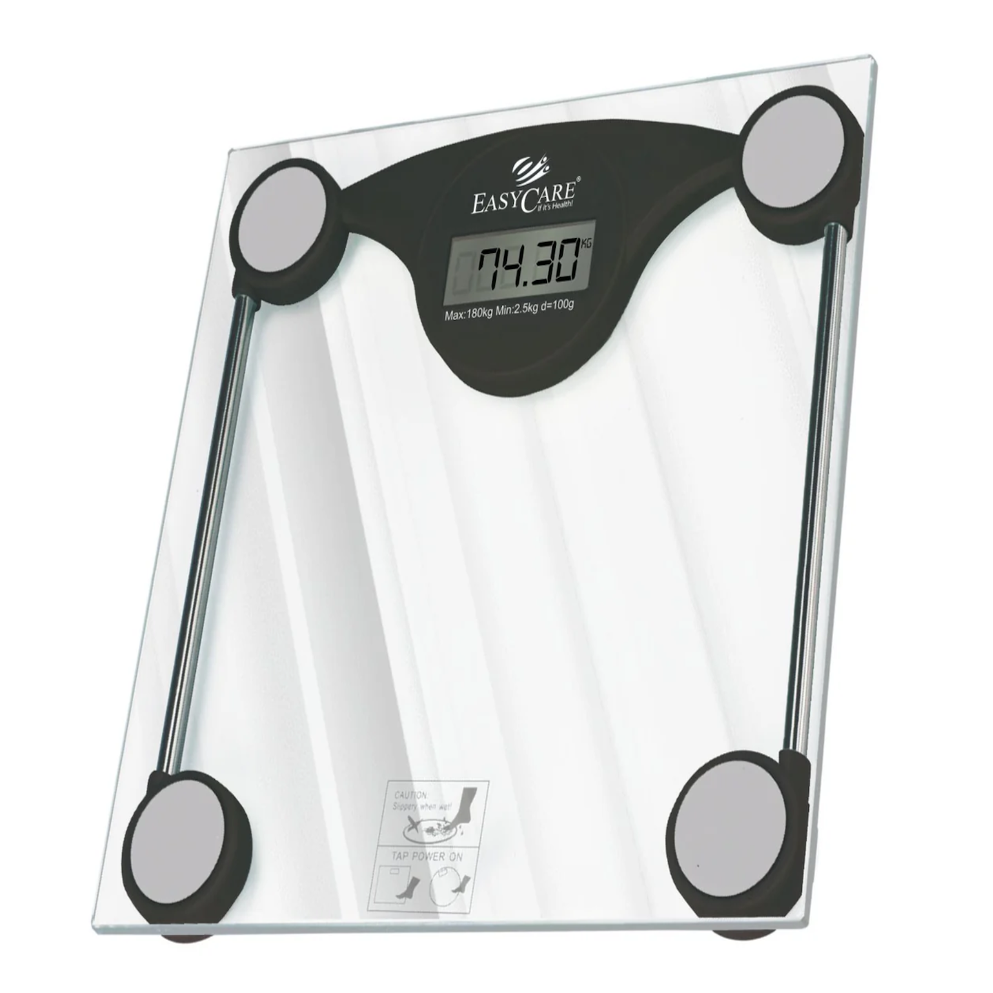 EASYCARE Digital Glass Bathroom Weighing Scale