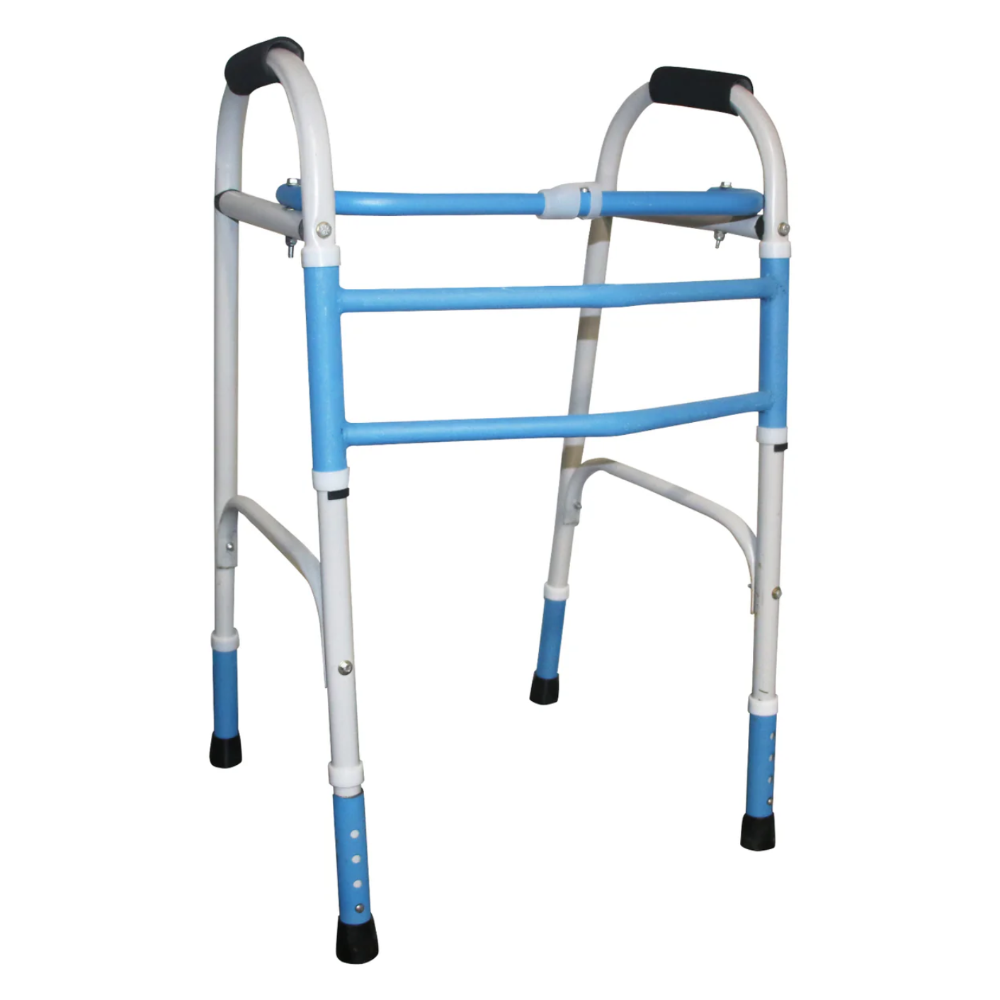 EASYCARE Aluminum Foldable Walker Walking Stick (Adjustable Height : 79-87 CM) Light Weight 