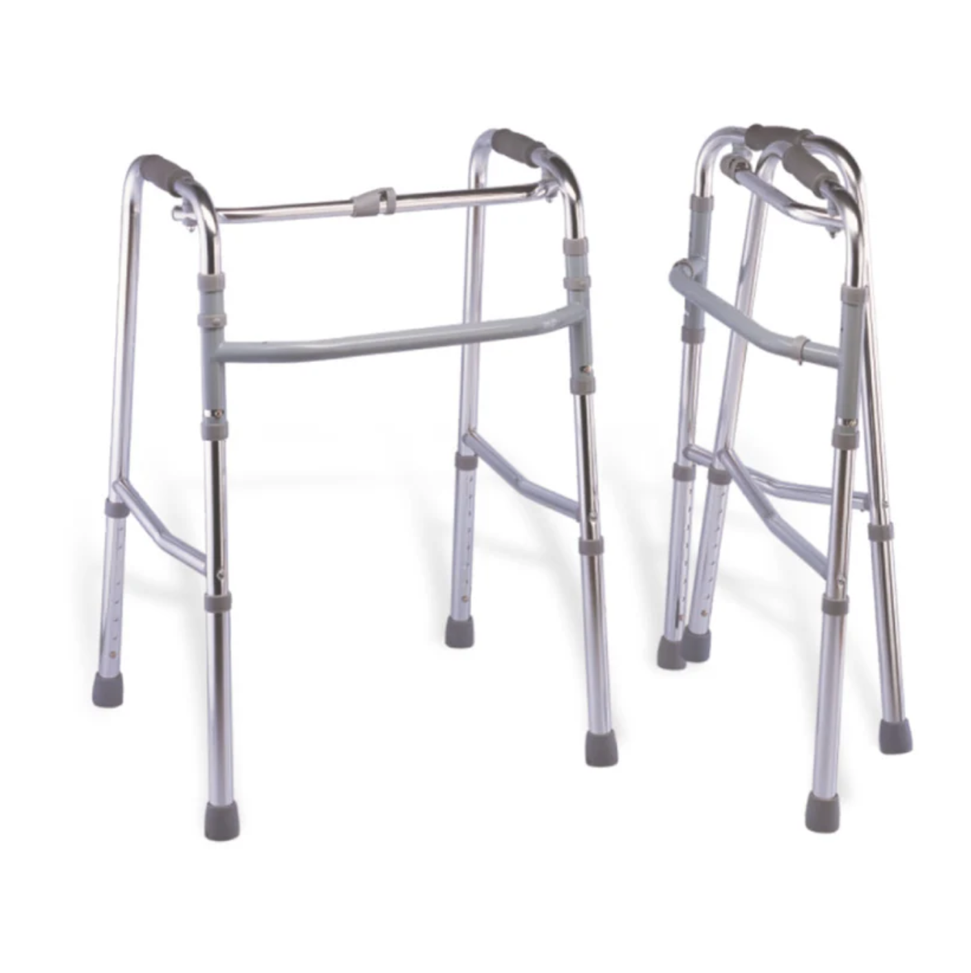 EASYCARE Aluminum Foldable Walker Walking Stick (Adjustable Height : 41-51 CM) Light Weight