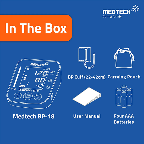 Medtech Digital Blood Pressure Monitor