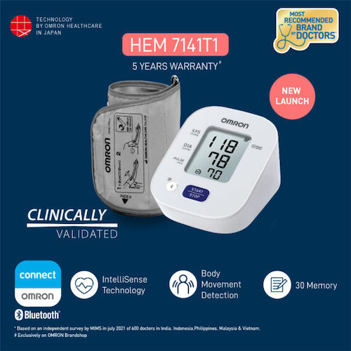 Omron HEM 7141T Digital Blood Pressure Monitor