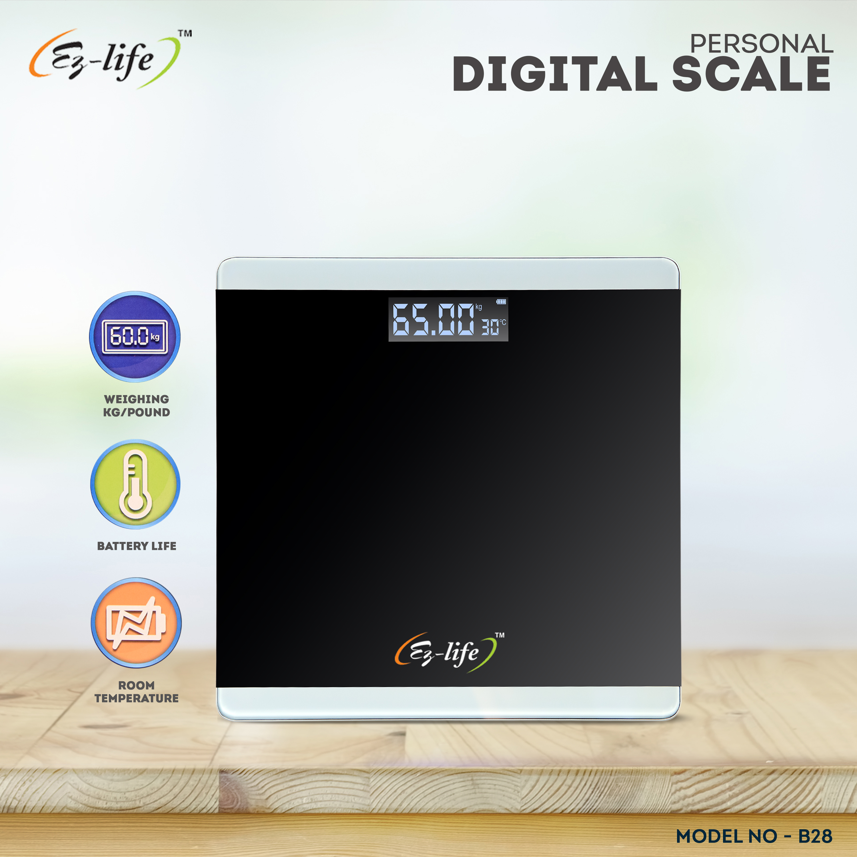 Ez-life Personal Digital Weighing Scale