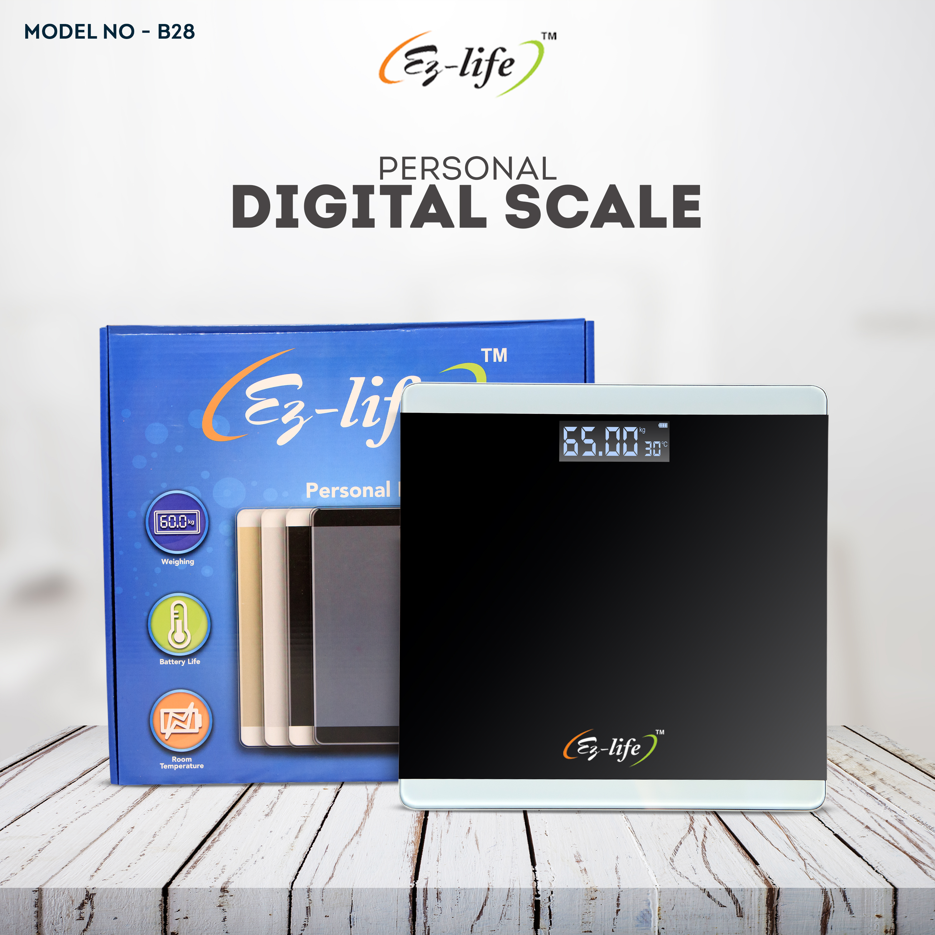 Ez-life Personal Digital Weighing Scale