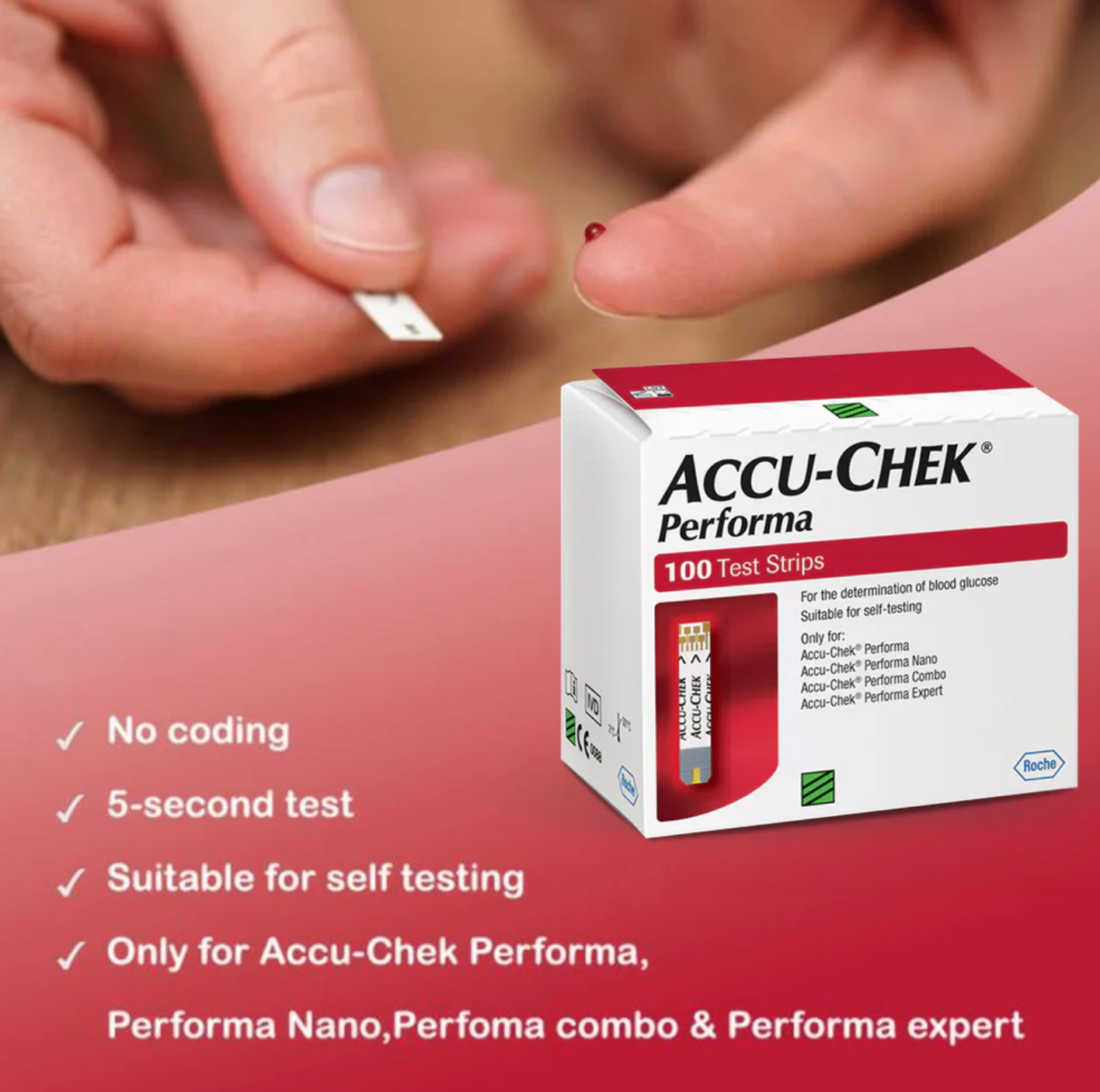 Accu-Chek Performa 100's Test Strips
