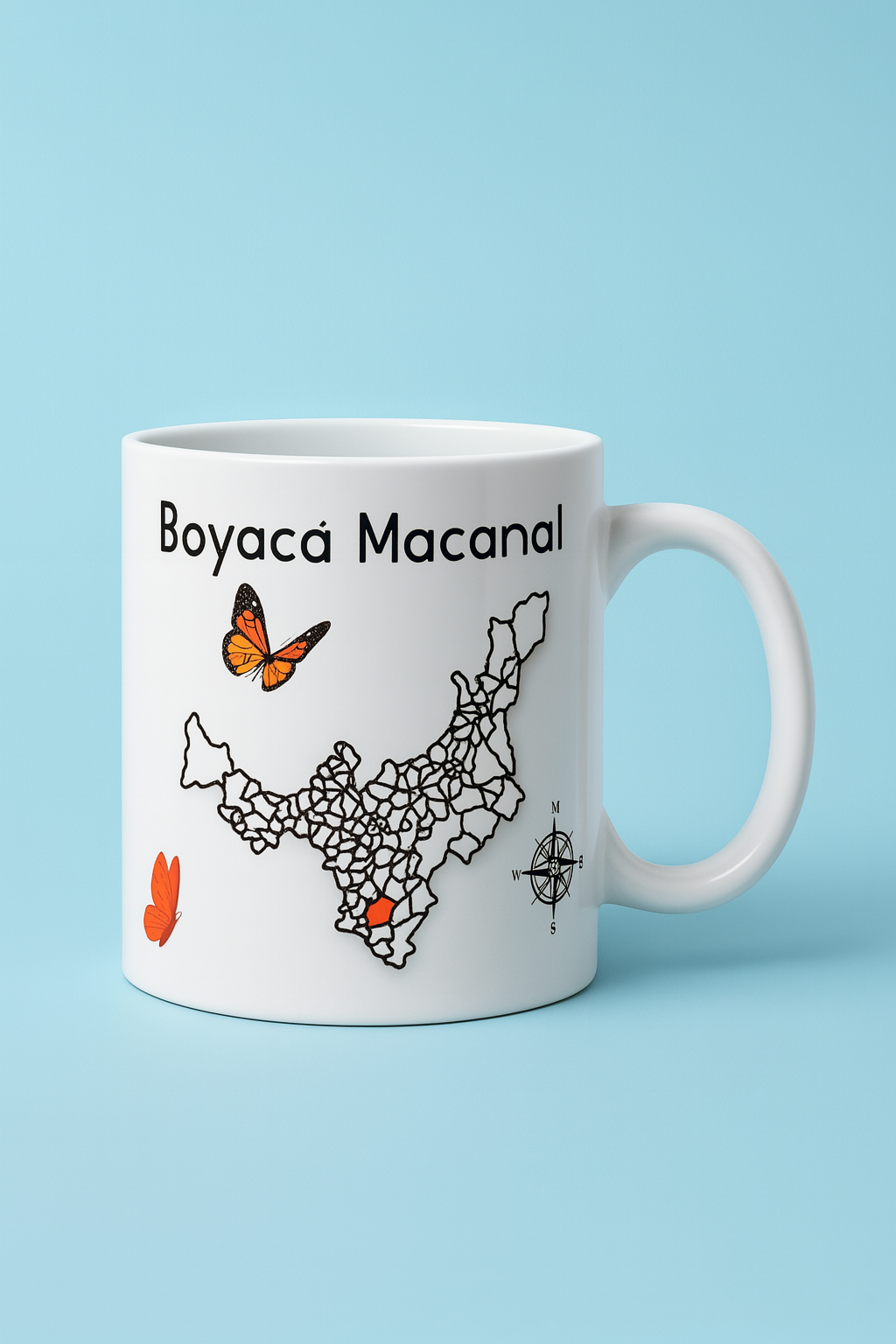 Taza de cerámica con temática de Macanal