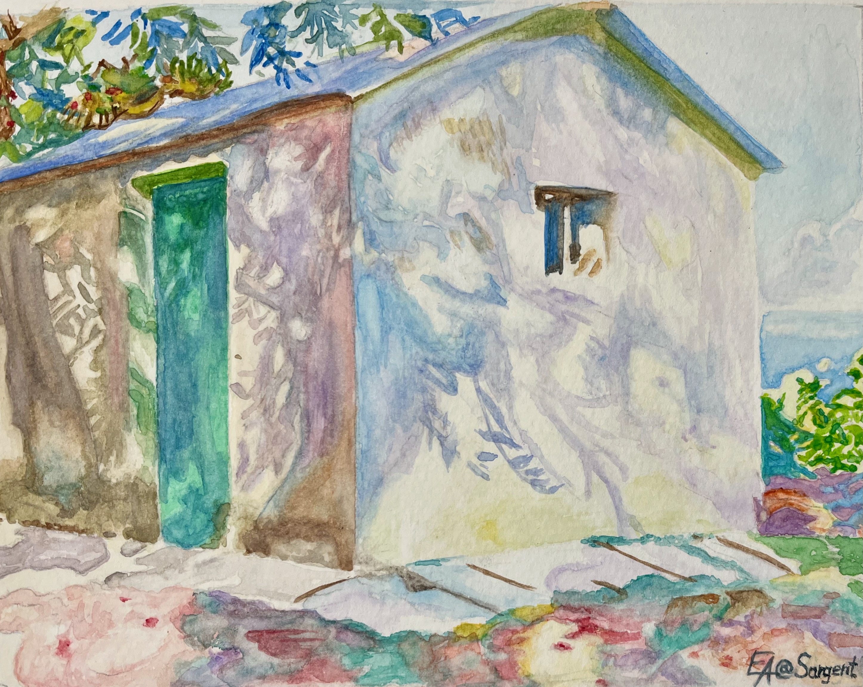 Corfu: Lights and Shadows @John Singer Sargent