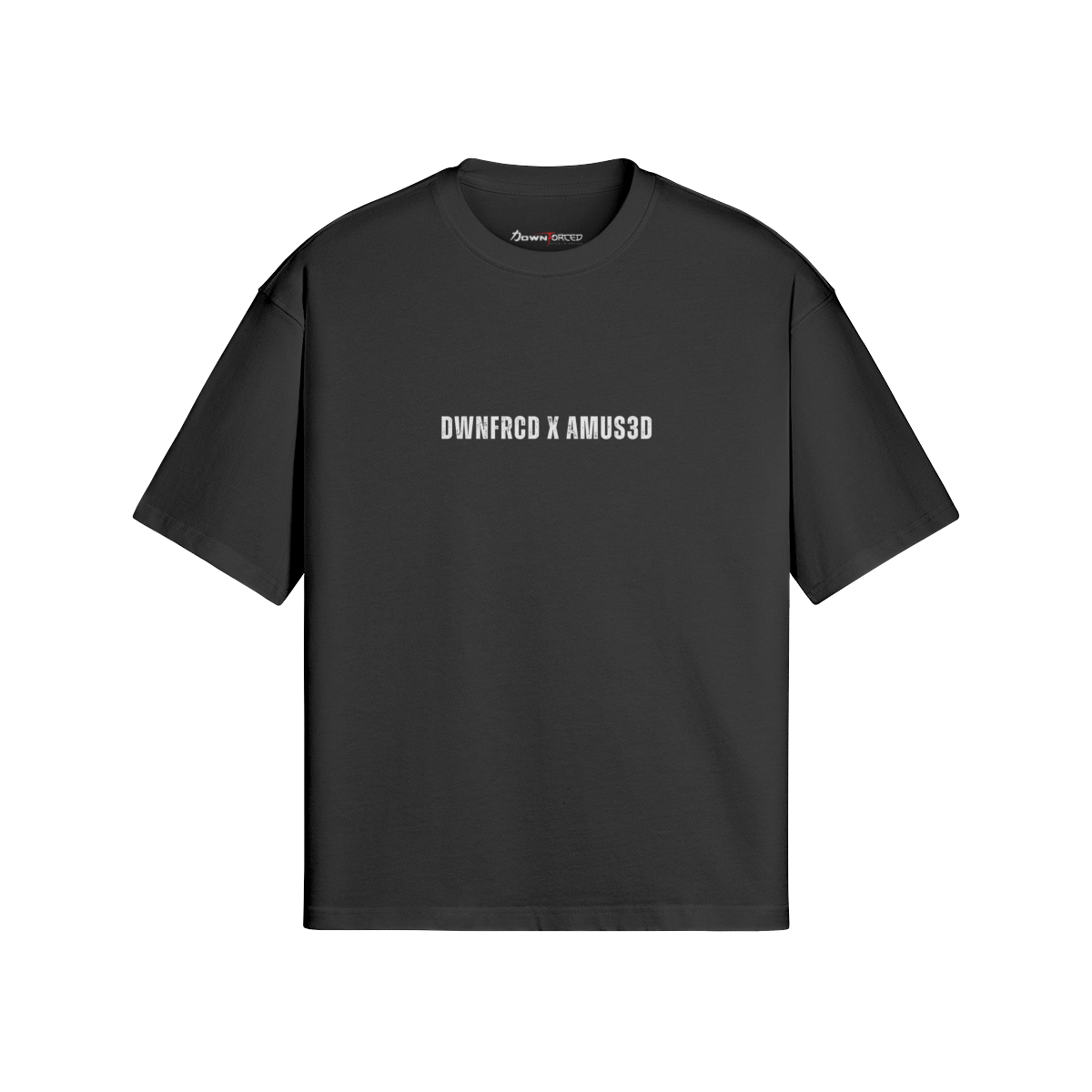 DWNRFCD X AMUS3D Black T-Shirt