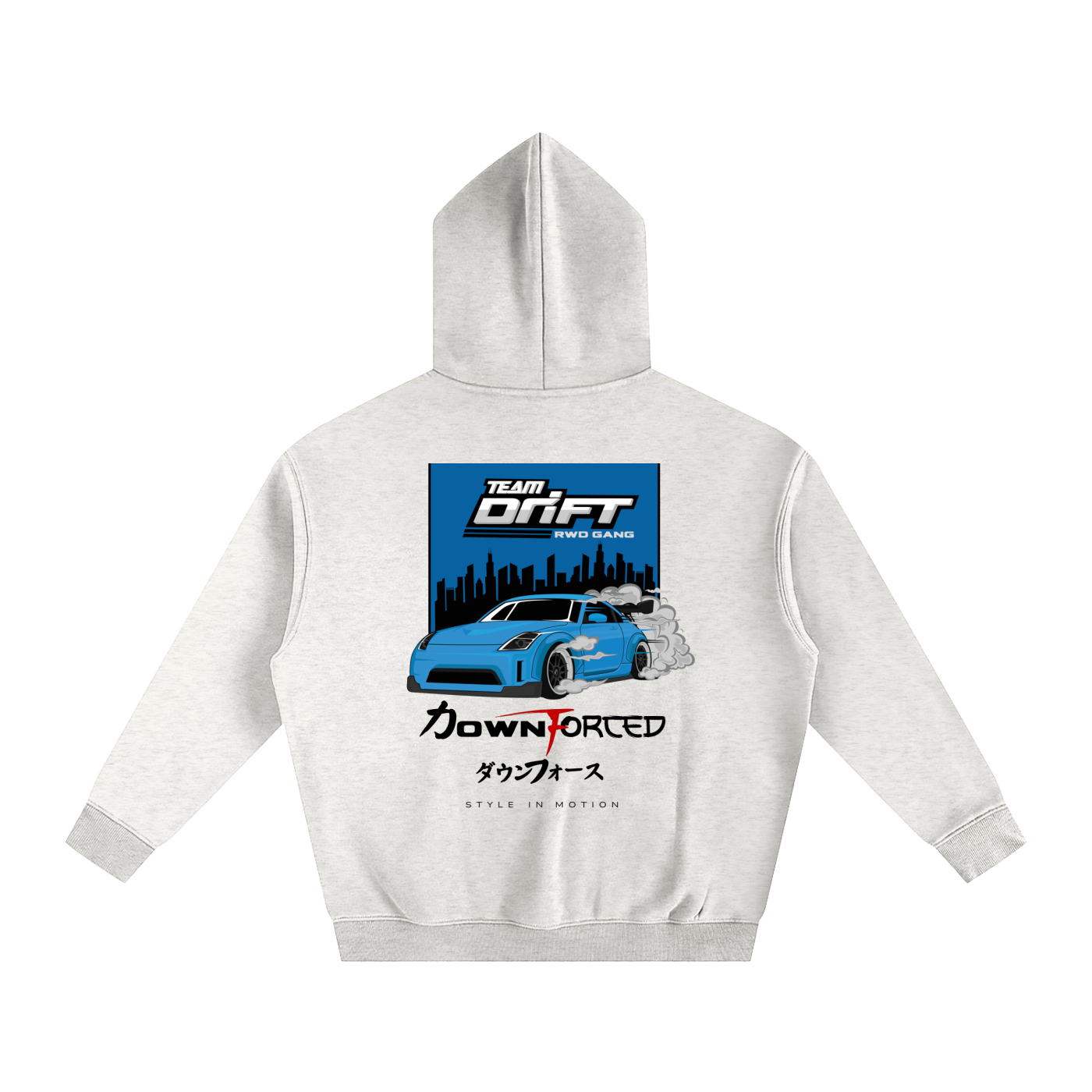 DOWNFORCED RWD GANG: Oversize Hoodie