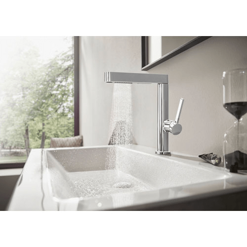 Mitigeur de lavabo avec douchette intégrée  