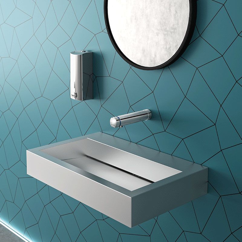 Lavabo Inox Mural