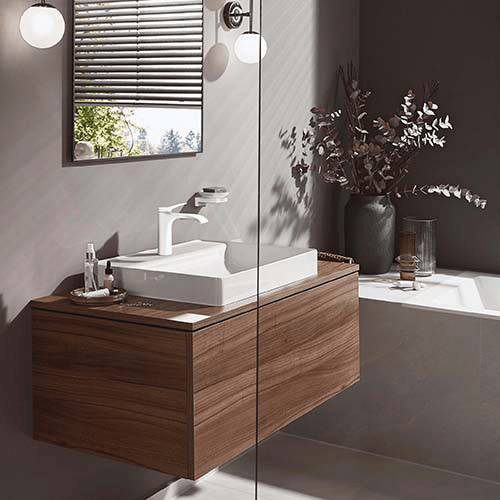 Mitigeur de lavabo avec bec orientable 