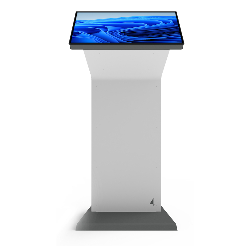 Eidos-Lite 21.5" floor standing touchscreen kiosk