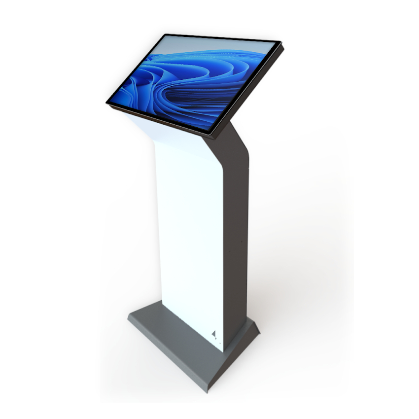 Eidos-Lite 21.5" floor standing touchscreen kiosk