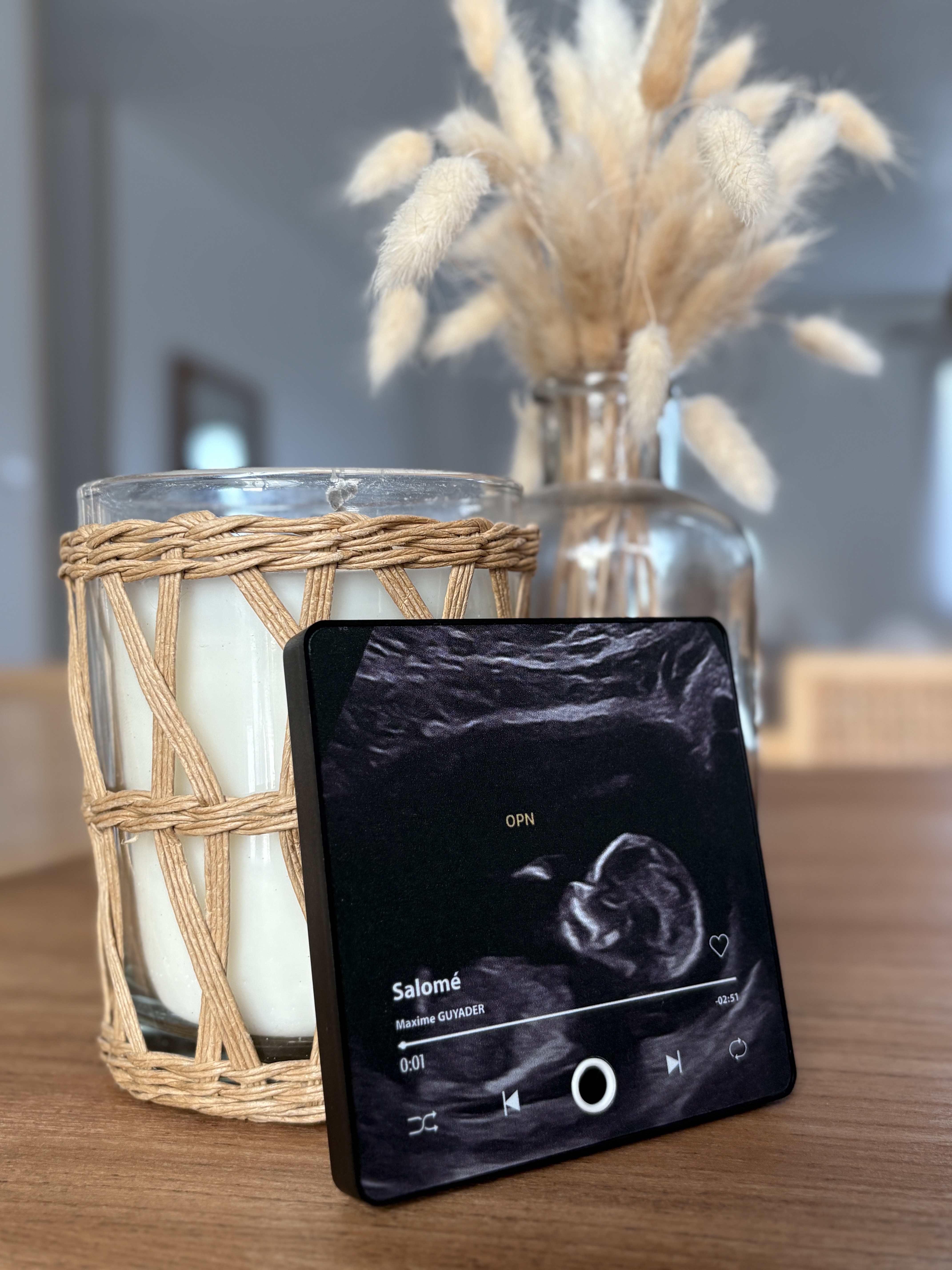 Cadre photo musical avec musique personnalisée 