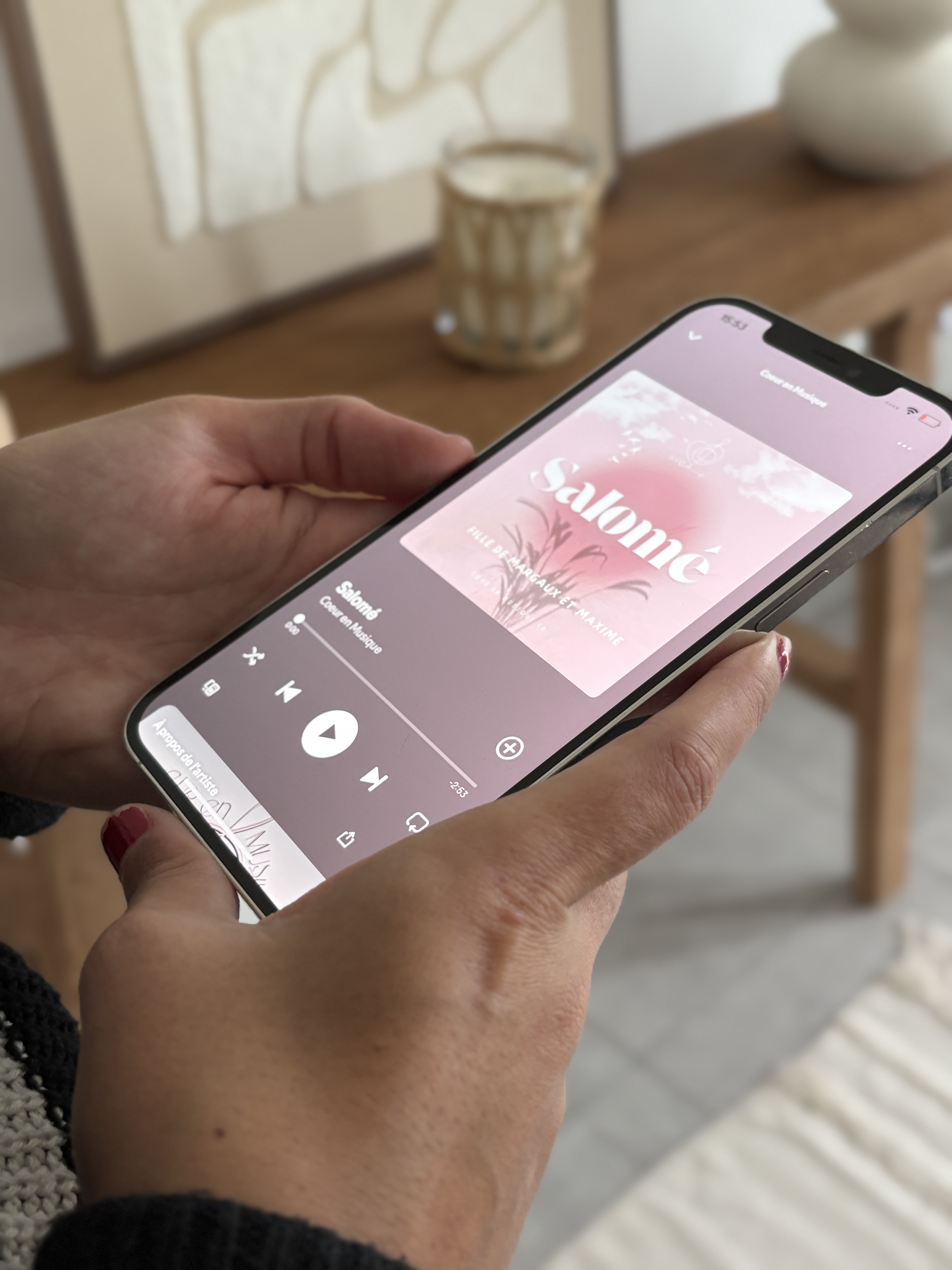 Musique personnalisée sur les battements de cœur de bébé