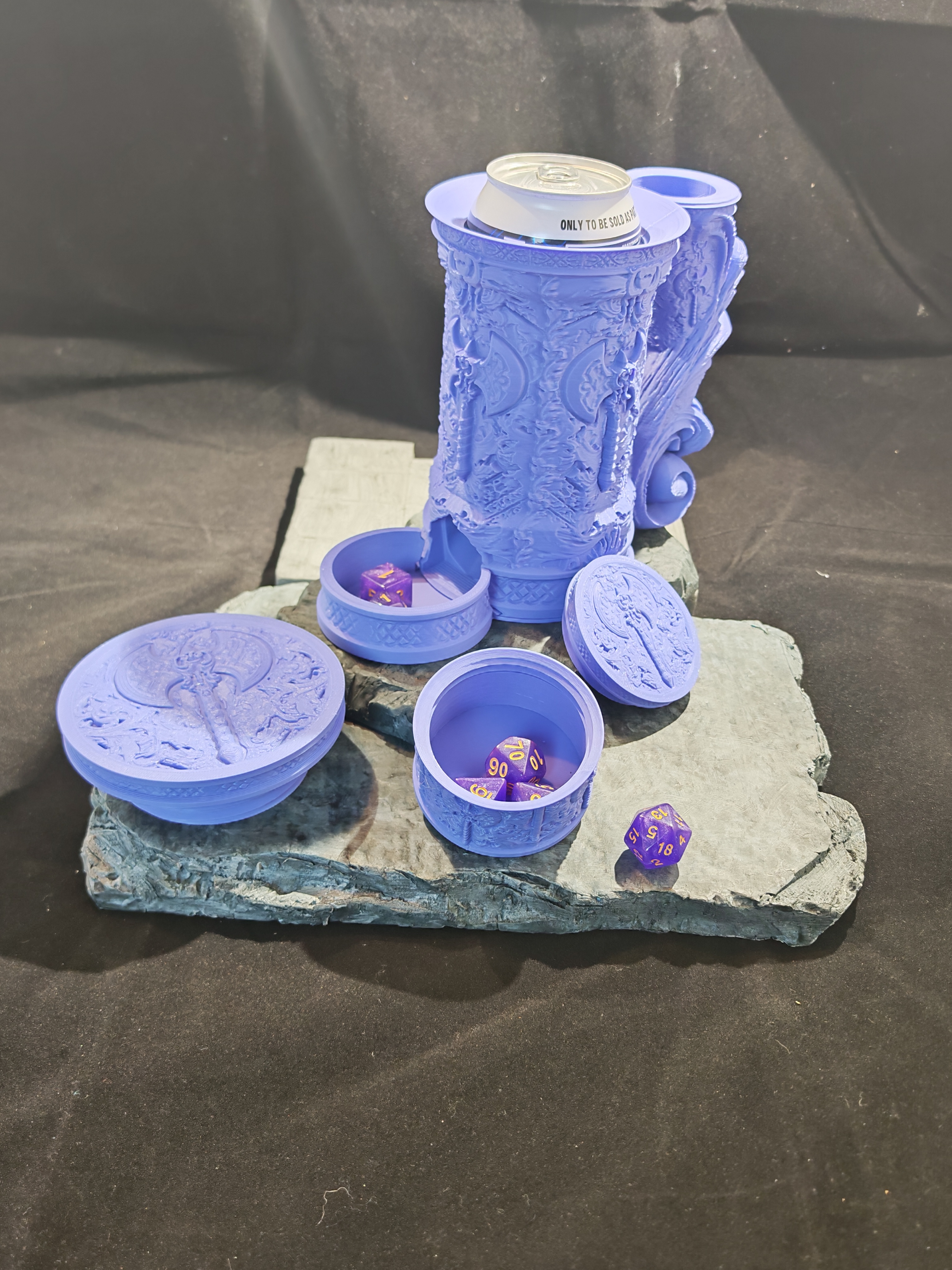 Barbarian Tankard, Dice tower, Tankard and storage