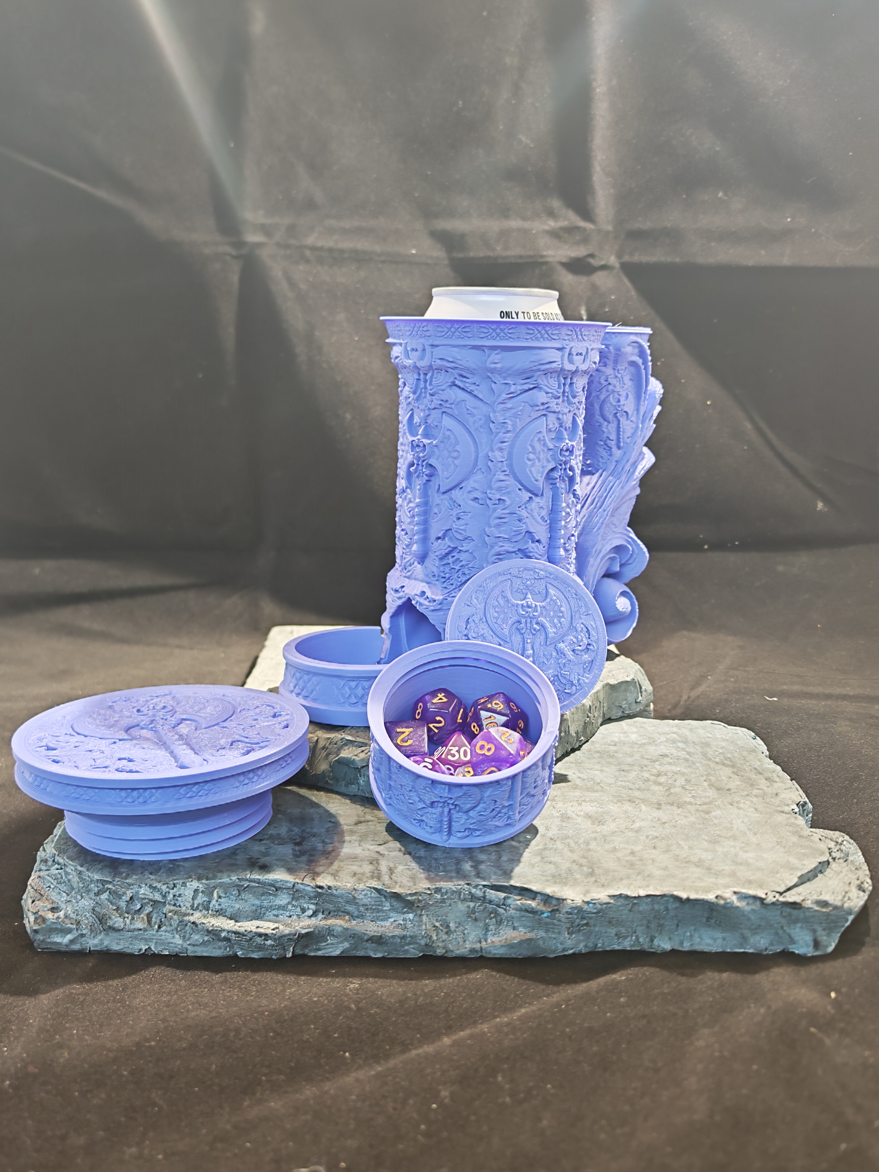 Barbarian Tankard, Dice tower, Tankard and storage