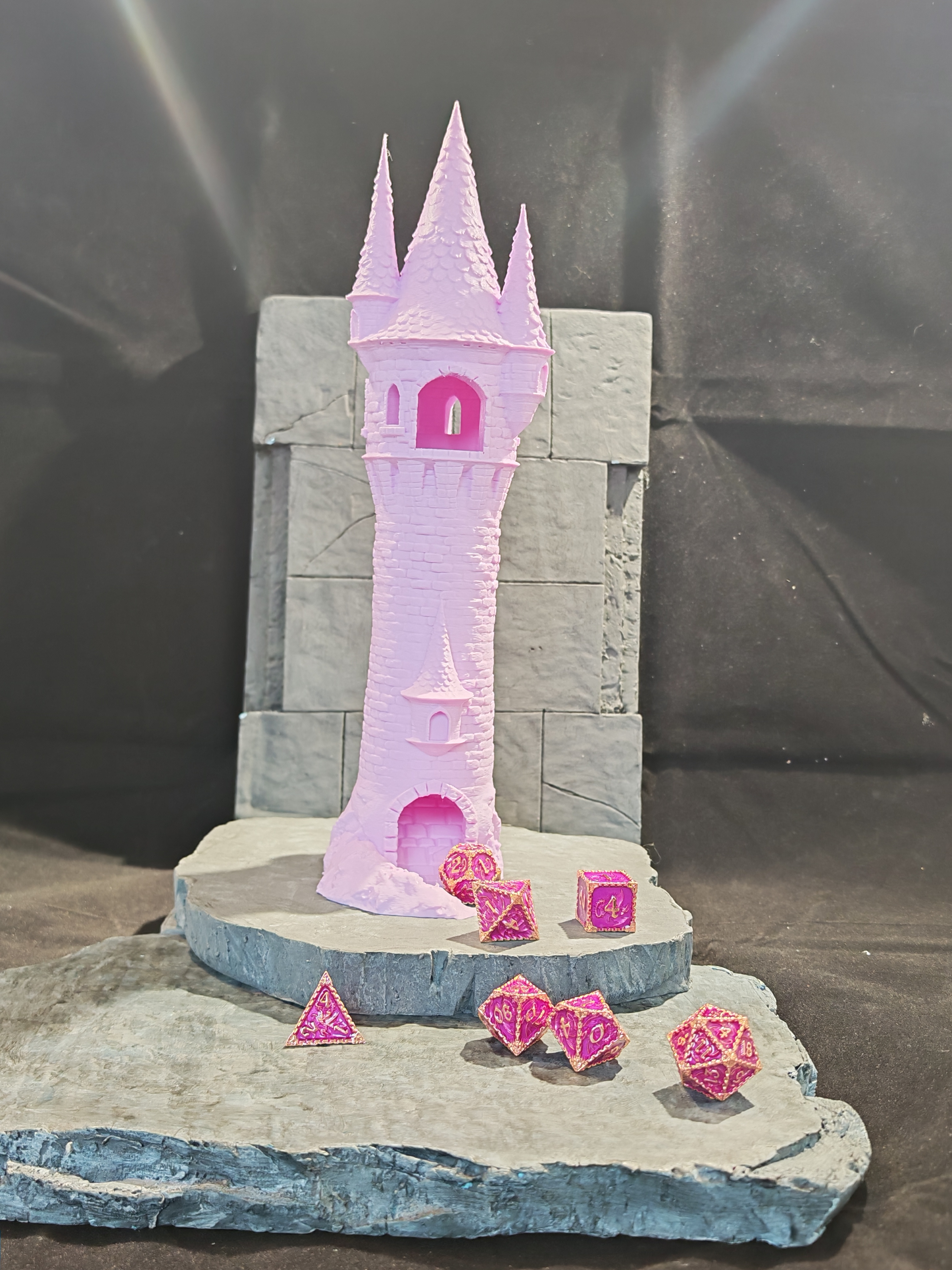 Wizard dice tower