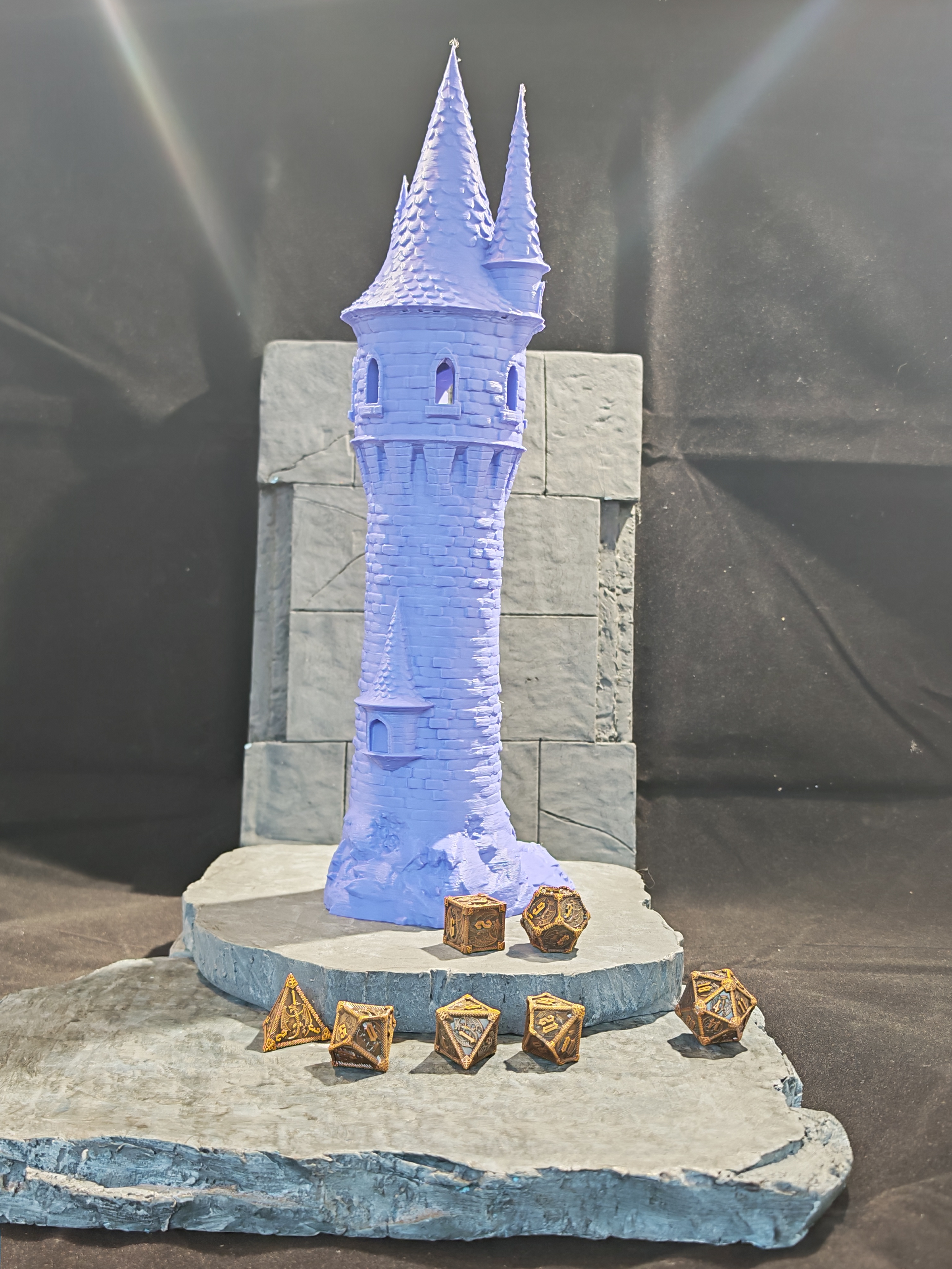 Wizard dice tower