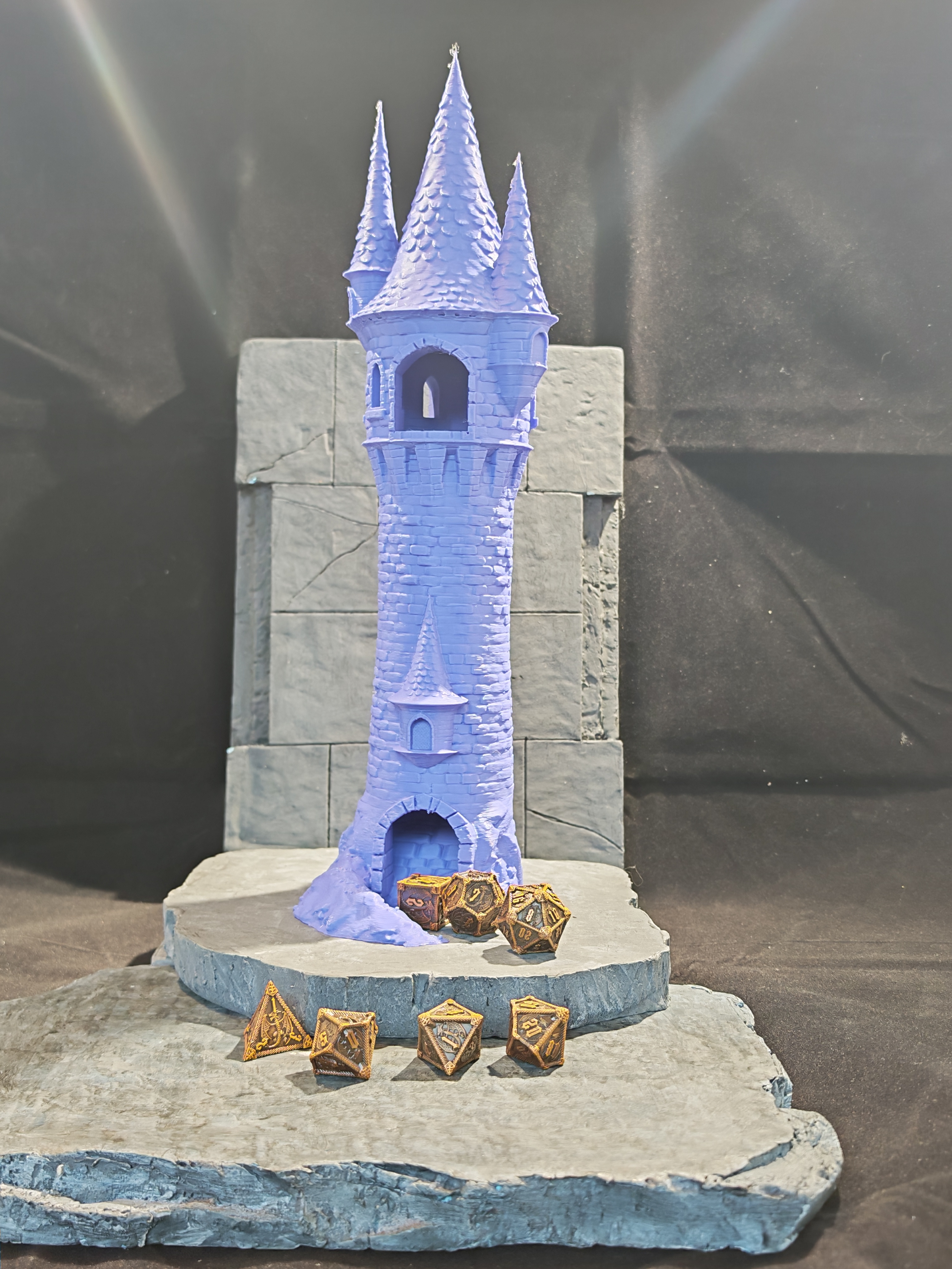 Wizard dice tower