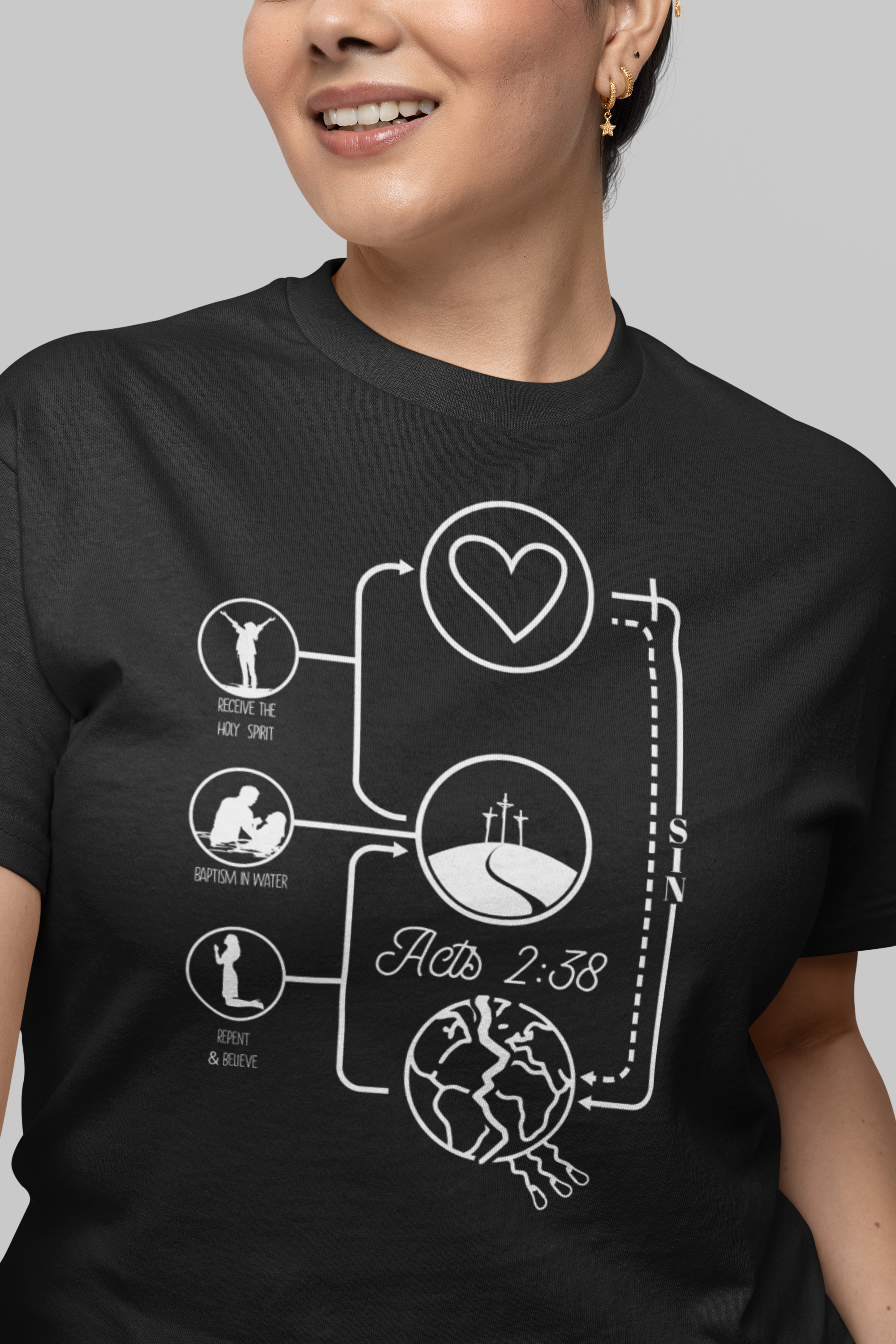 Ladies 3 Circles Gospel T-Shirt