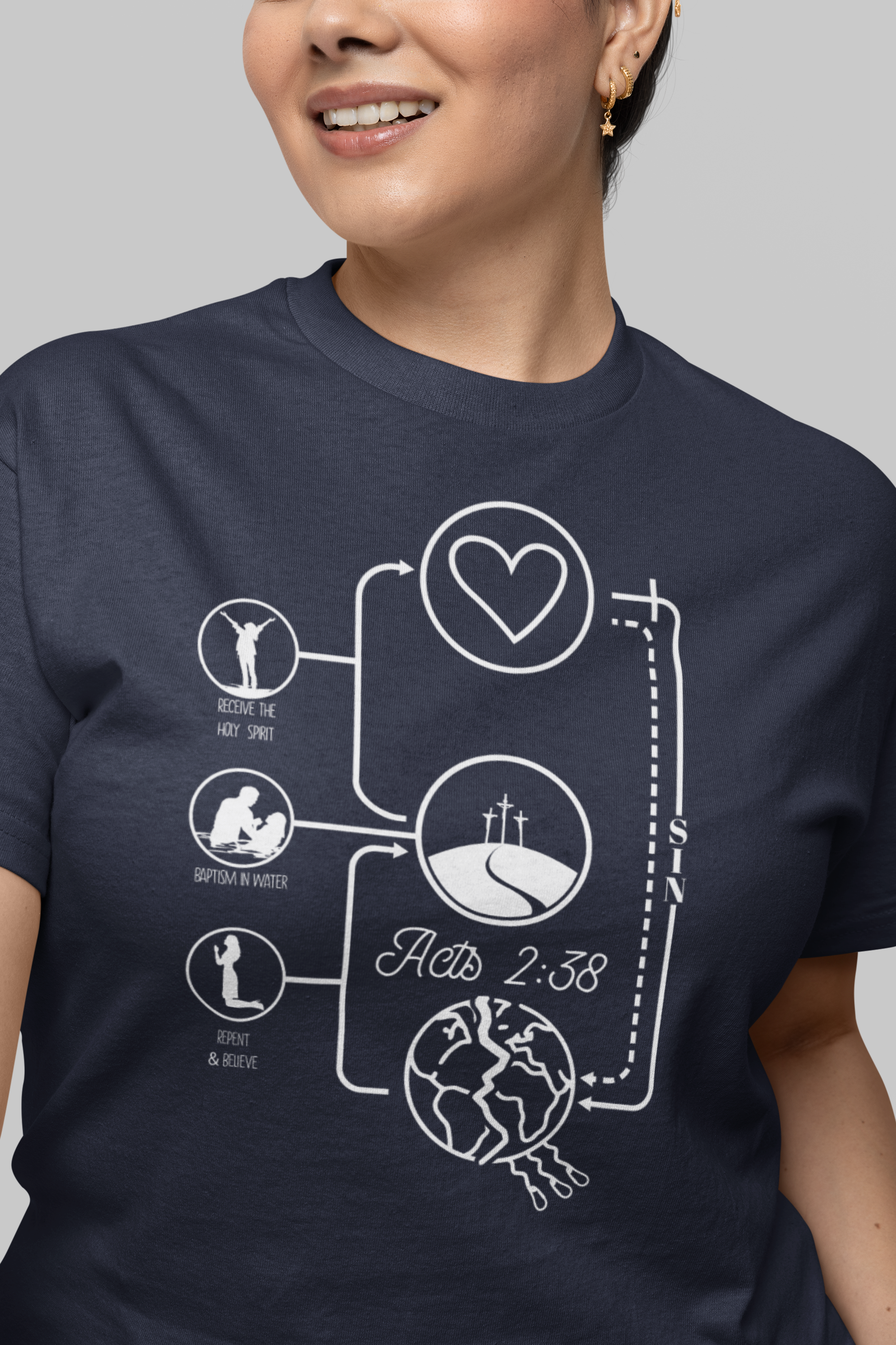 Ladies 3 Circles Gospel T-Shirt