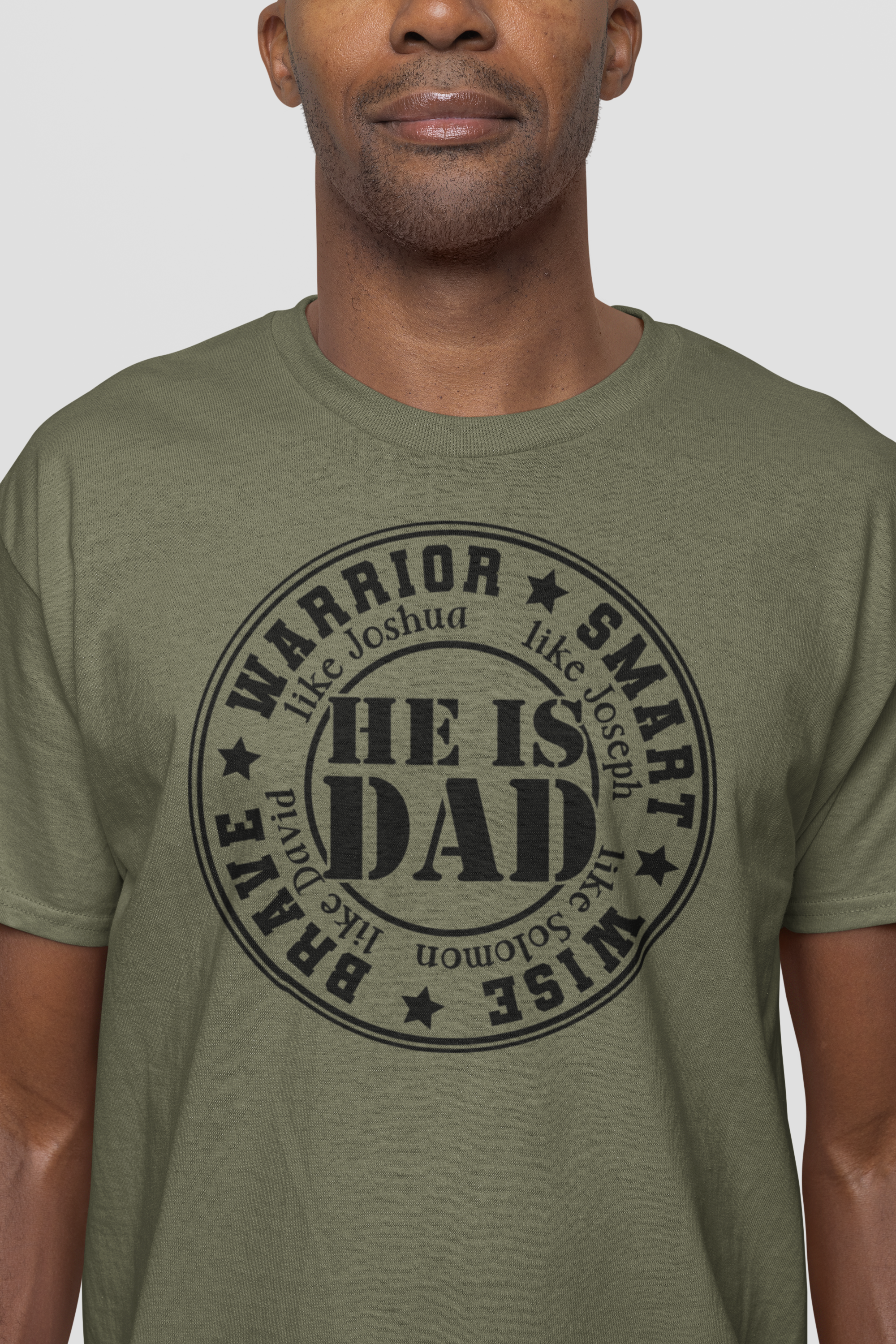He Is Dad Graphic T-Shirt