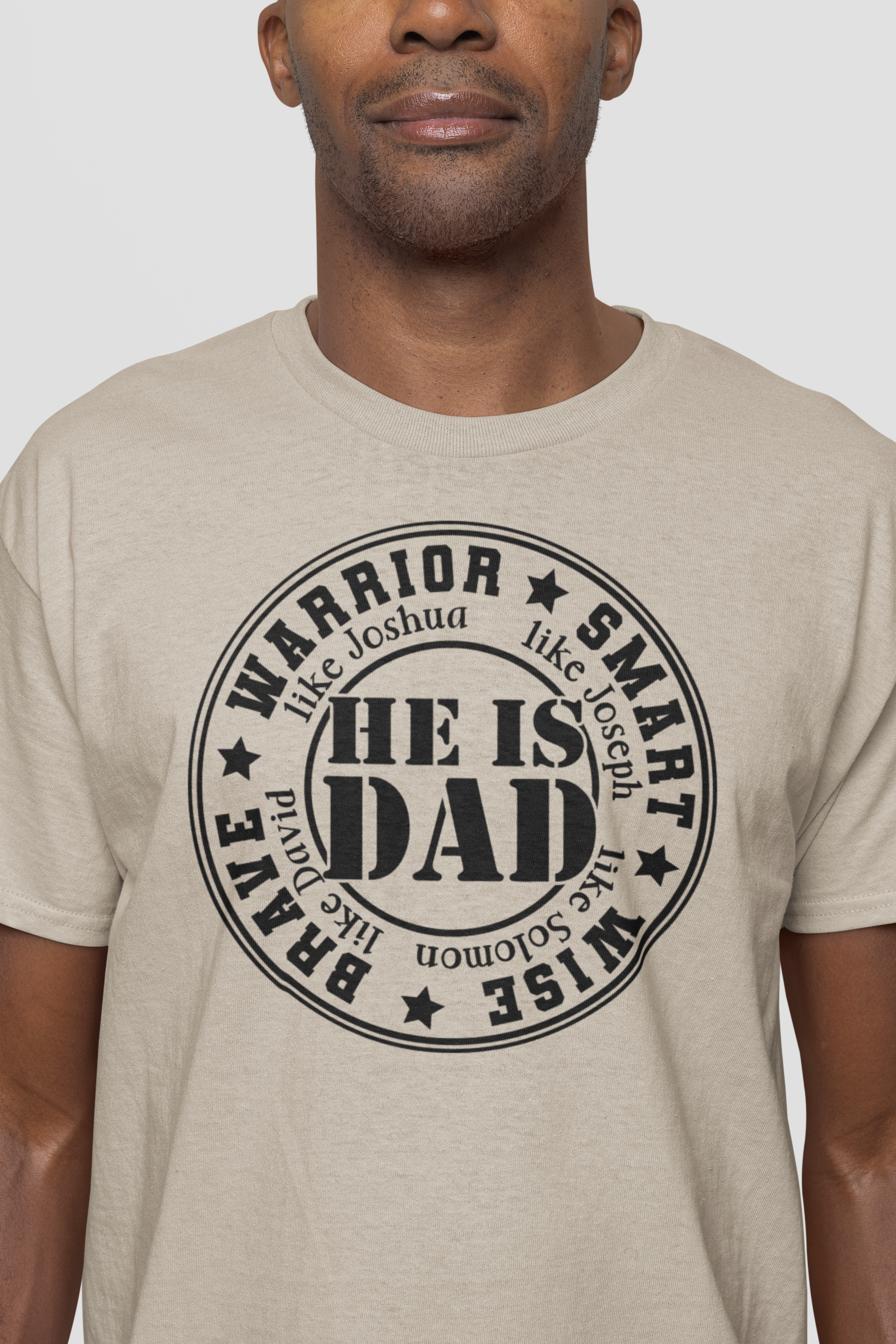 He Is Dad Graphic T-Shirt