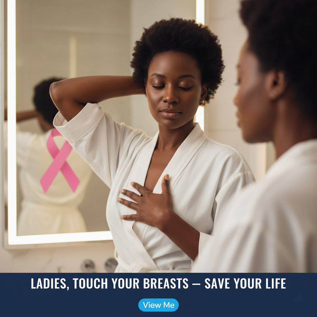 LADIES, TOUCH YOUR BREASTS