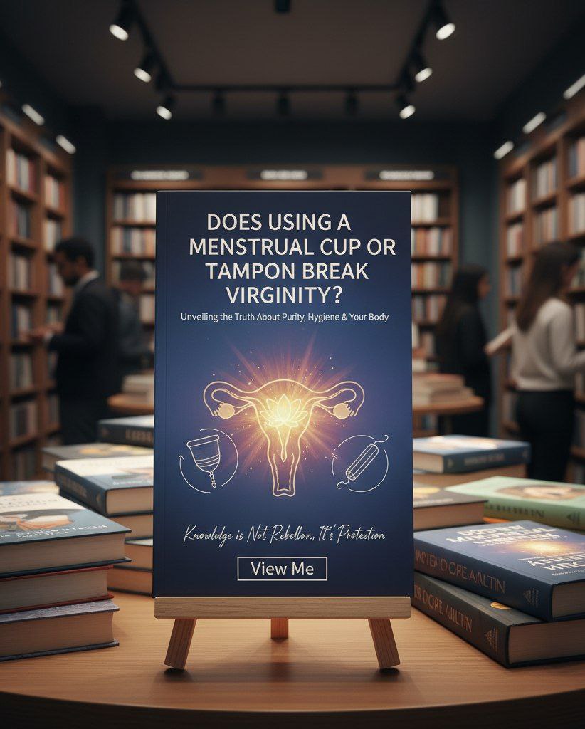 Educational Poster on Menstrual Cups and Tampons
