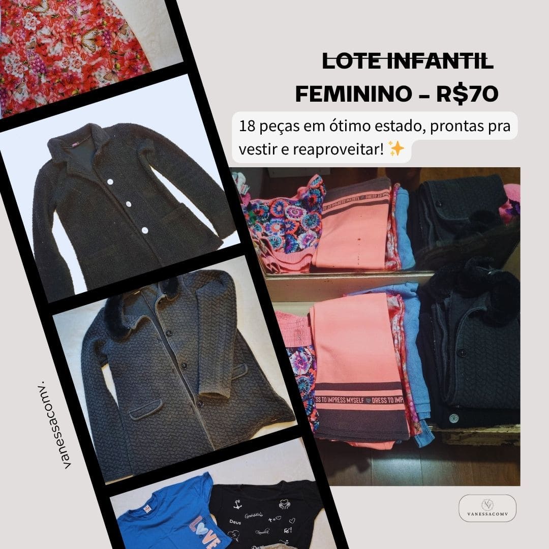 Lote Infantil Feminino
