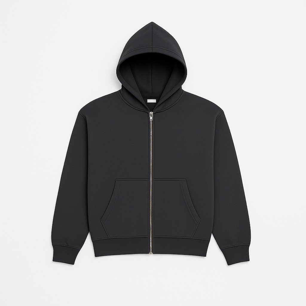 Sweat zippé Anthracite