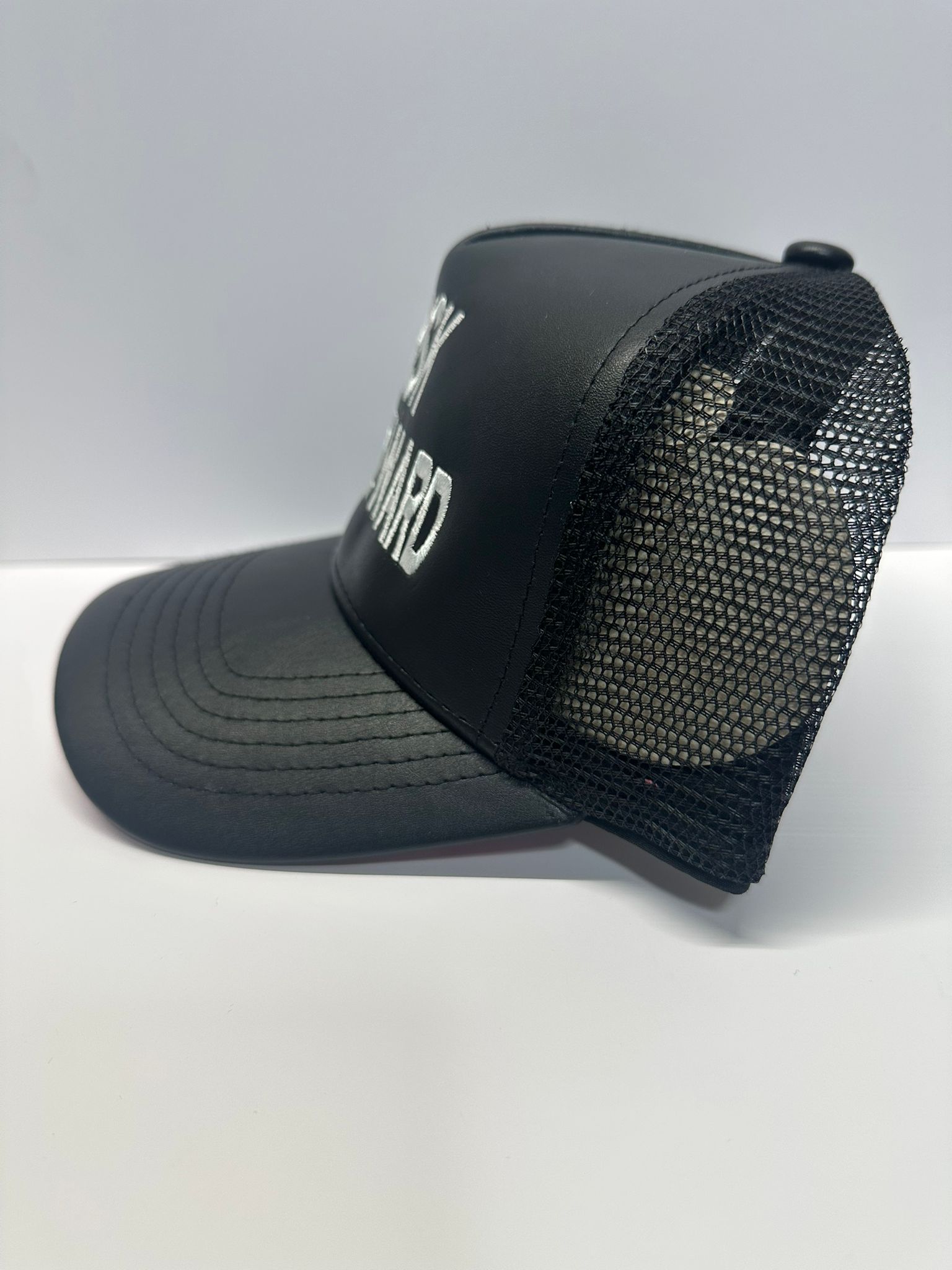 NO RISK REWARD Black Trucker Cap