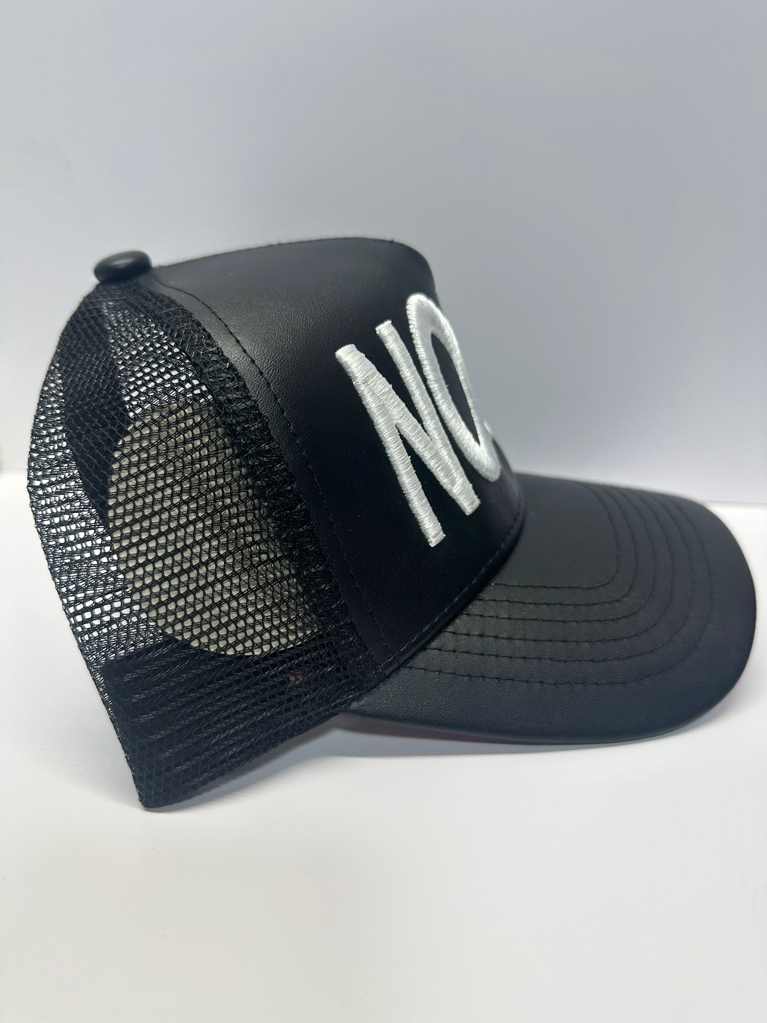 NO RISK REWARD Black Trucker Cap