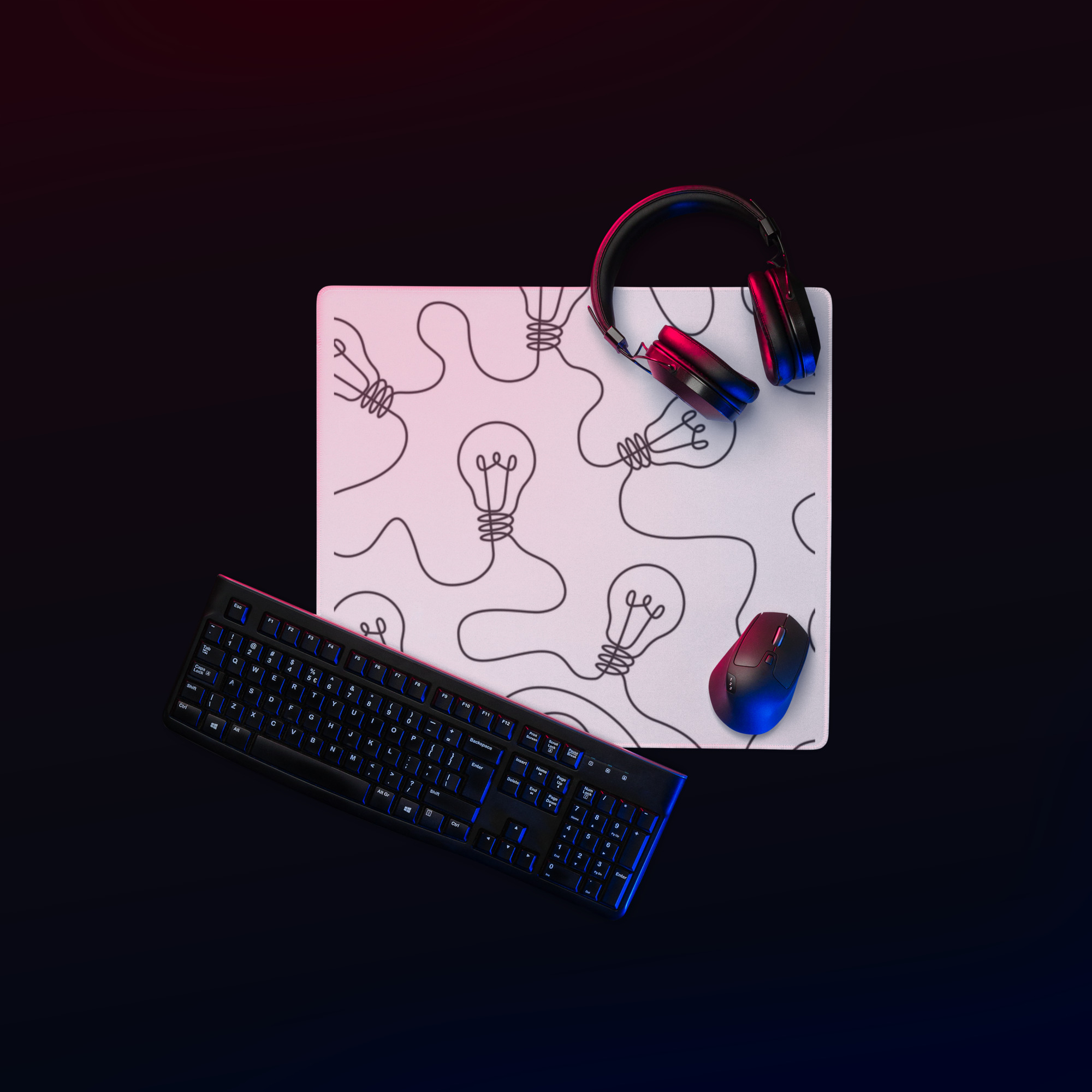 Mouse Pad "Lâmpadas do Inconsciente" – Ideias que acendem