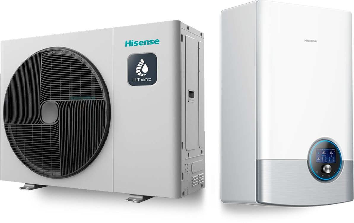 Hi-Therma 16kw oras-vanduo šilumos siurblys AHW-160HEDS1 + AHM-160HEDSAA