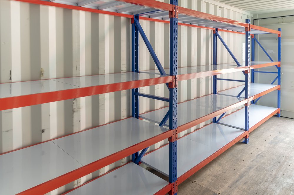 Shipping container Shelving - DIY