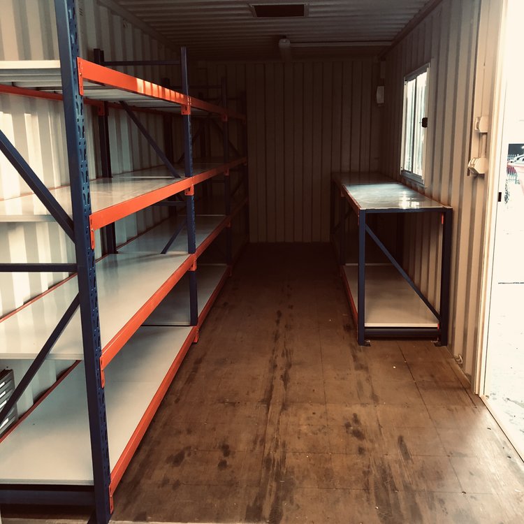 Shipping container Shelving - DIY