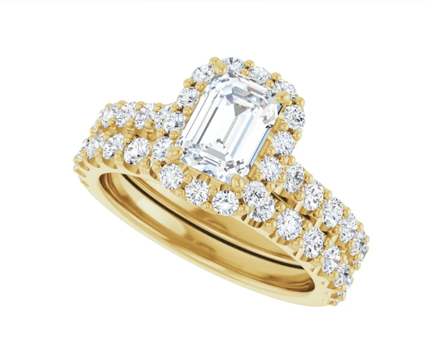 14K Yellow 2 CTW Lab-Grown Diamond Engagement Ring
