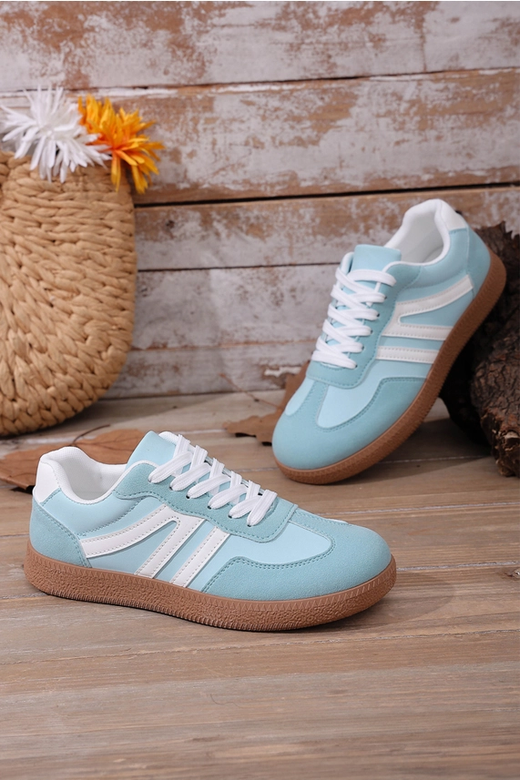 Pastel Blue Casual Sneakers