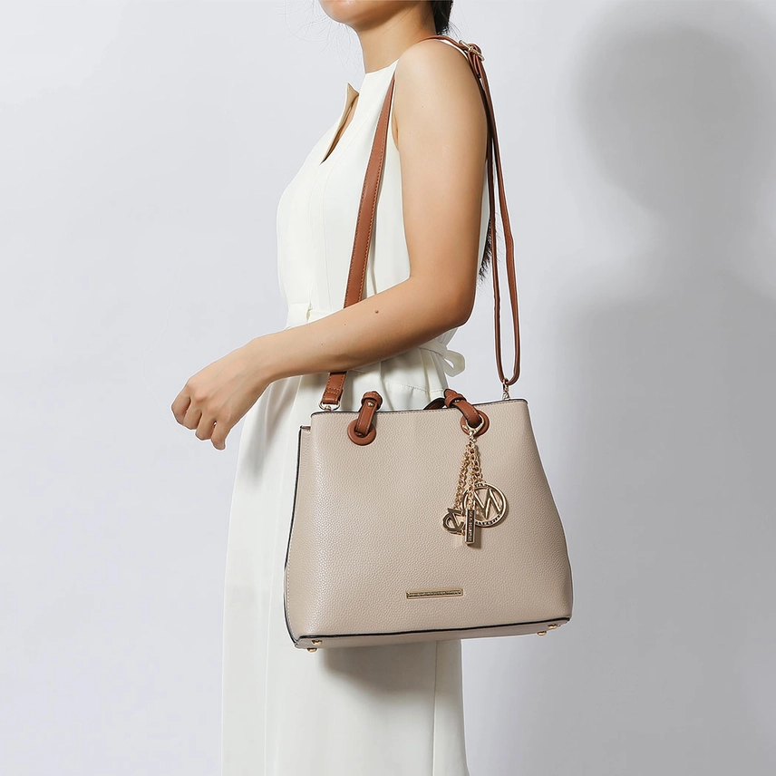 Mkf Kearny Vegan Leather Women Tote Bag with Wallet