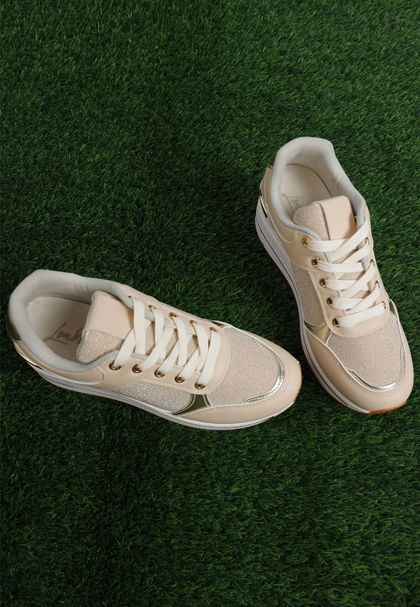 Vespera Faux Leather & Mesh Sneakers