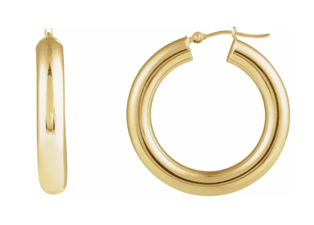Classic Gold Hoop Earrings