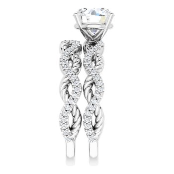 Diamond Twist Bridal Ring Set
