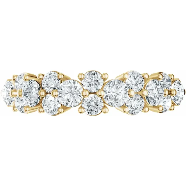 Natural Diamond Anniversary Band