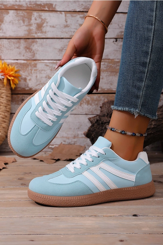 Pastel Blue Casual Sneakers