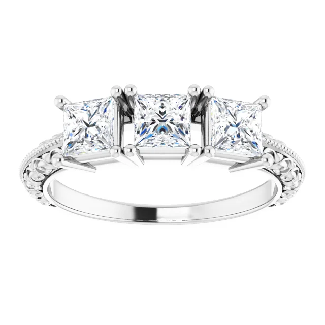 Three-Stone Diamond Ring