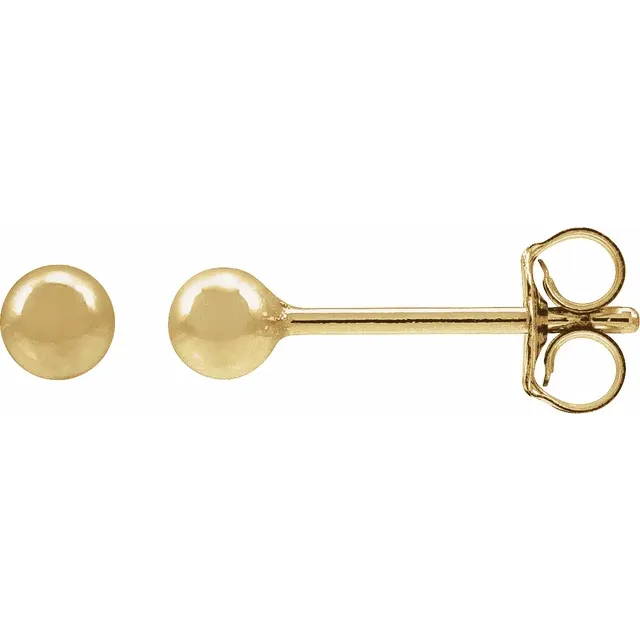 14K Gold Stud Earrings