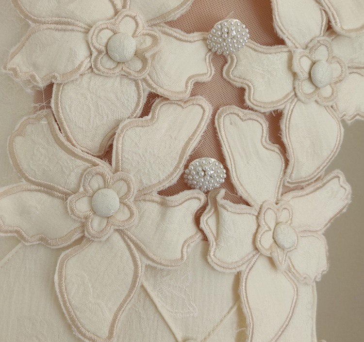 DR952Y 2026 3D Floral Mini Dress Elegant Occasion Design