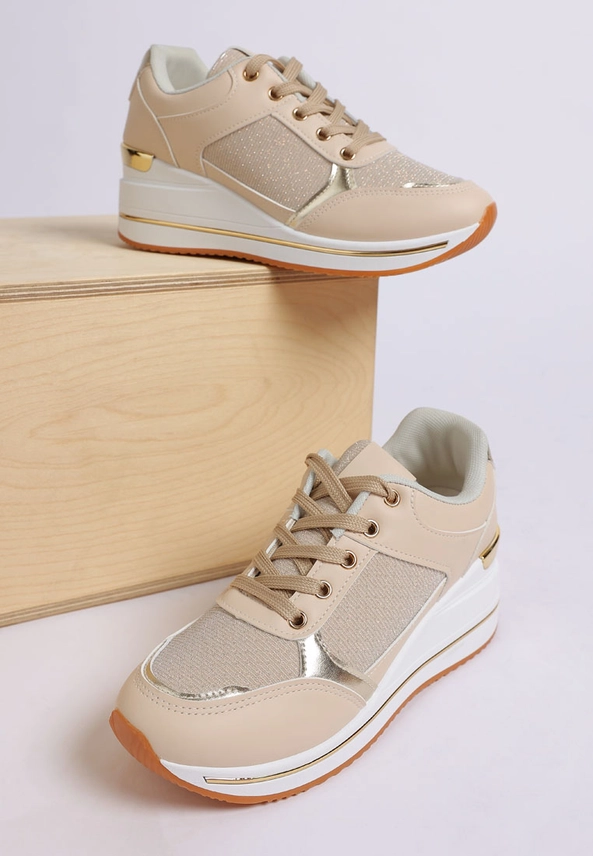 Vespera Faux Leather & Mesh Sneakers